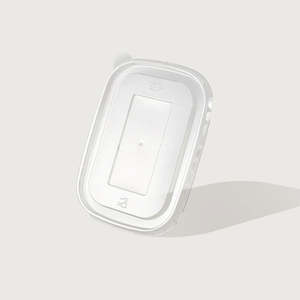 IKON PET Rectangle Lid for IKON Kraft Rectangle 750-1000ml Container | 300/Ctn