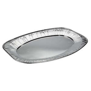Foil Oval Medium Catering Platter 425x285x25mm (Each)