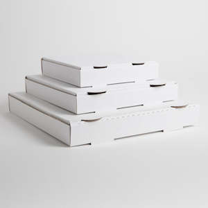 Pizza Boxes Discs: Pizza Box White 12 Inch 305x305x40mm | 100/Pack