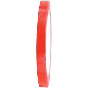 Bag Neck Tape: Vinyl Bag Neck Sealing Tape 9mm x 66m Red | 1 Roll