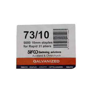 Sifco 73/10 Staples for use with SR31 Plier Stapler | 5000/Box