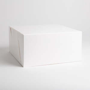 White Standard Cake Box 14x14x4 Inch (368x368x102mm) (Each)
