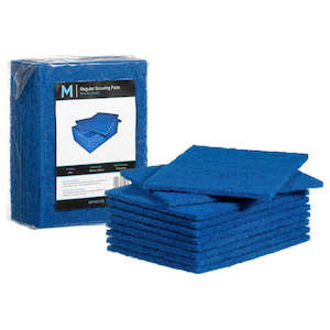 Scourers: M Regular Scouring Pads Blue | 10/Pack