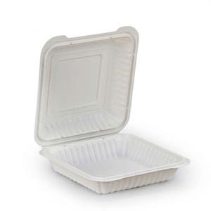 EP81 Plastic Meal Clamshell 8x8x3" | 150/Ctn