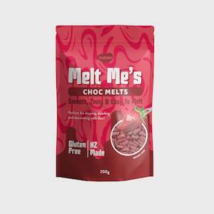 GoBake Melt Me's Choc Melts Bright Red 200g
