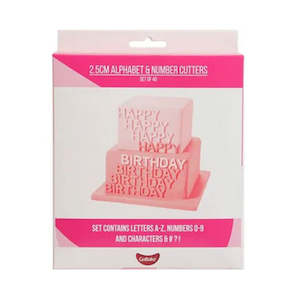 Cake Tools: GoBake Alphabet & Numbers Cutters Set | Set of 40