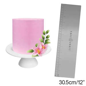 Cake Tools: Cake Craft Stainless Steel Scraper 12 Inch (30cm)