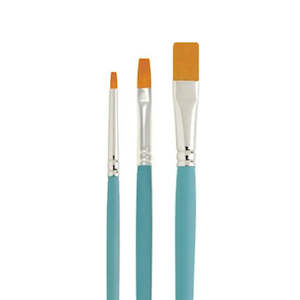 Cake Tools: Cake Craft Nylon Brush Set Flat 3 Piece