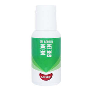 Christmas: GoBake Gel Food Colour Neon Green 21g