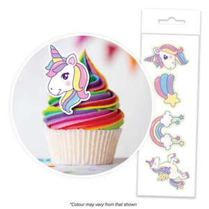 Cake Craft Edible Wafer Toppers Unicorn 16/Pack | BB 05/24