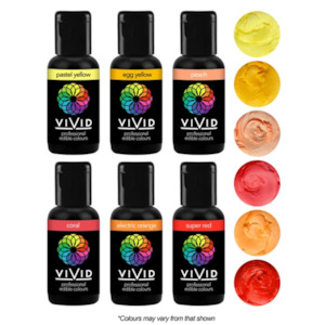 Vivid Sunset 6 Pack Gel Colours 6 x 21g | BB 10/23