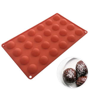 Silicone Moulds: Cake Craft 24 Cup Hemisphere Silicone Mould