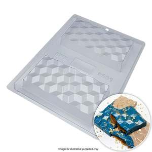 Chocolate Moulds: BWB Textured Slab Mould 3 Piece