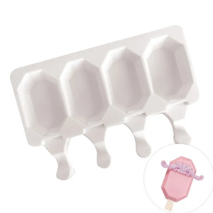 Chocolate Moulds: Cake Craft Octagonal Ice Cream Popsicle Silicone Mould