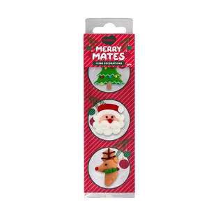 Sugar Decorations: GoBake Icing Decorations Merry Mates | 6/Pack
