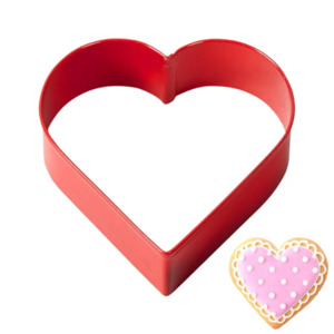 Heart Cookie Cutter Red