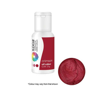 Vivid Oil Based Food Colour Crimson 21g