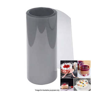 Cake Banding Frills: BWB Acetate Strip | 30cm x 4 Metres