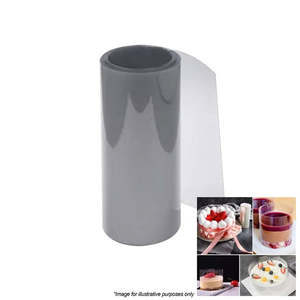 Cake Banding Frills: BWB Acetate Strip | 15cm x 4 Metres