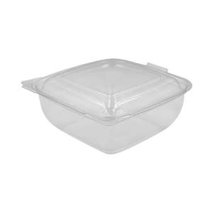 Clear Sho Bowls: Sho Bowl Clear Square 1000ml | 50/Pack