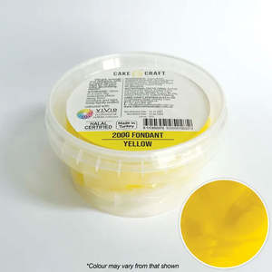 Cake Craft Fondant Yellow 200g