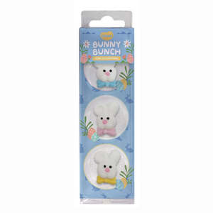 Sugar Decorations: GoBake Icing Decorations Bunny Bunch | 6/Pack