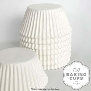 Cake Craft 700 Baking Cups | White | 200/Pack