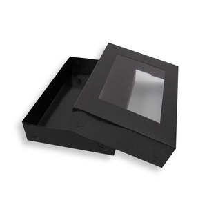 Cake Box Window: Coo Kie Large Cookie/Chocolate Box Black | Each