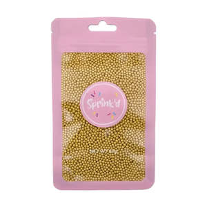 Sprinkles: Sprink'd Sugar Balls Gold 2mm 60g
