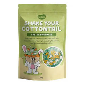 Sprinkles: GoBake Easter Sprinkles Shake Your Cottontail - 200g
