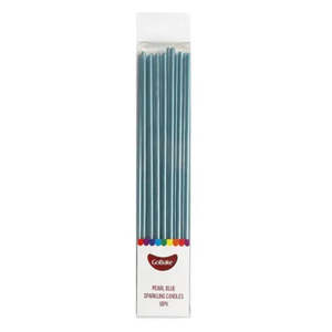 GoBake Sparkling Candles Pearl Blue | 18/Pack