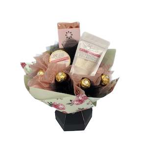 Chocolate & Body Arrangement: Sweet Scents & Chocolate Arrangement