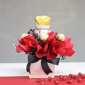 Chocolate Arrangement in a ceramic Jar