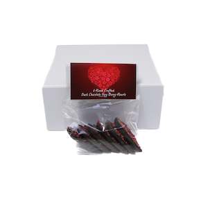 Edibles: Dark Chocolate Very Berry Hearts 6pk