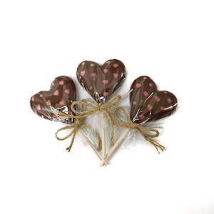 Chocolate Bouquet: Chocolate Heart on a stick