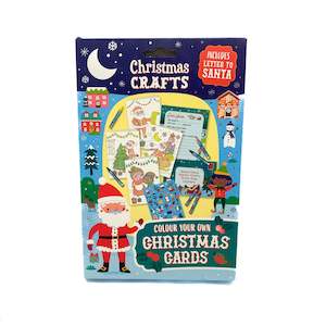 Items For Her: Christmas Crafts - Colour your own Christmas Cards