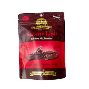 Items For Her: Raspberry Twists 130g