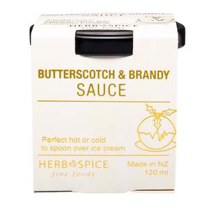 Edibles: Butterscotch & Brandy Sauce 120ml