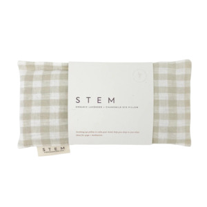 Personal Care: Organic Lavender and Chamomile Eye Pillow - Gingham Linen