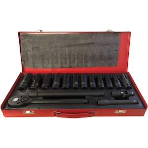 Frontpage: Air Impact Deep Socket Set 1/2″ Dr 16pcs