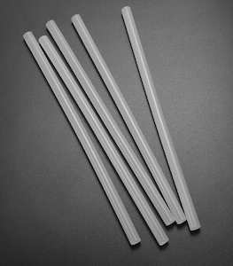 Building Renovation: 10 x 12Pcs 7mm X 8.5cm Cylindrical Transparent Hot Melt Glue Sticks