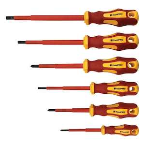 Tools: ToolPRO VDE Screwdriver Set - 6 Piece