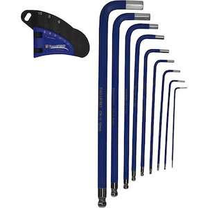 Tools: ToolPRO Long Hex Key Set - Metric, 9 Pieces