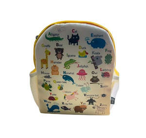 Stationery: ALPHABET BACKPACK YELLOW