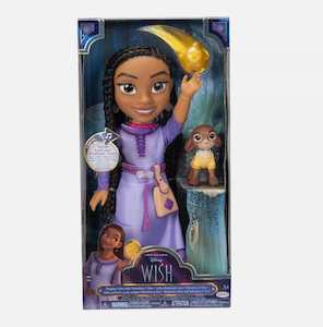 Baby Gear: Disney Wish Singing Asha 14" Doll with Valentino & Star Figures