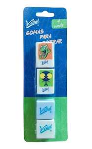 VIDAL ERASERS 4PACK