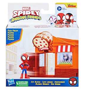Baby Gear: Marvel Spidey And His Amazing Friends City Blocks - Pizza Parlor