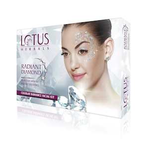 Lotus Herbals Radiant Diamond Facial Kit (37gm) (DATED-SEPTEMBER-2024)