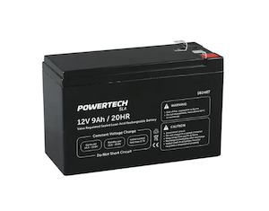 Batteries Chargers: Powertech 12V 9Ah SLA Battery SB2487
