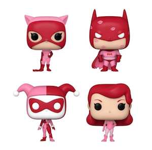 Baby Gear: DC Comics: Valentines (Pink) - Pocket Pop! Heart Box 4-Pack